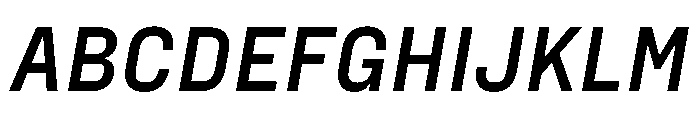 FraktionSansItalic BoldItalic Instance Font UPPERCASE