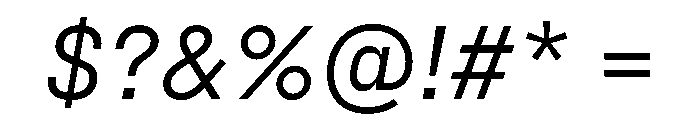 FraktionSansItalic RegularItalic Instance Font OTHER CHARS