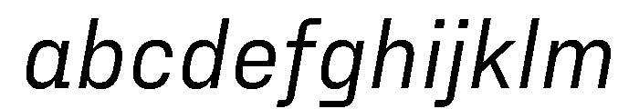 FraktionSansItalic RegularItalic Instance FONT