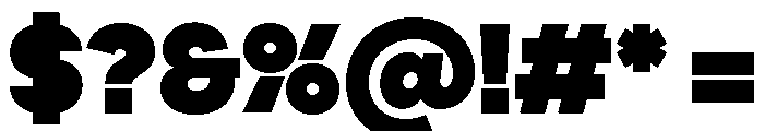 Frama Black Font OTHER CHARS