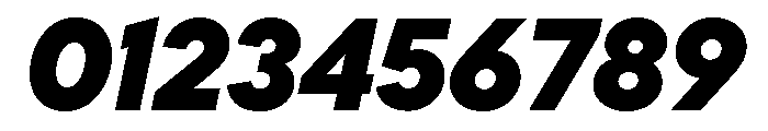 Frama Extrabold Italic Font OTHER CHARS