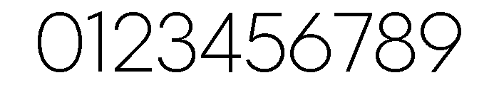 Frama Extralight Font OTHER CHARS
