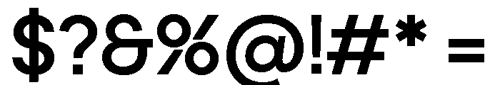 Frama Medium Font OTHER CHARS