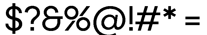 Frama Regular Font OTHER CHARS