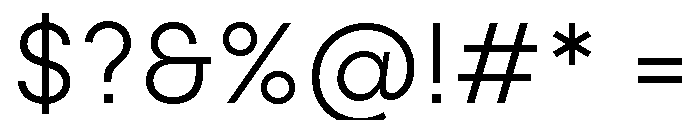 Frama Text Light Italic Alt2 Font OTHER CHARS