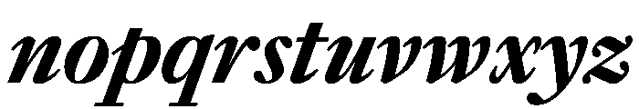 Frame Head Bold Italic Font LOWERCASE