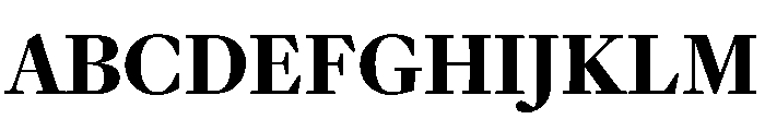 Frame Head Bold Font UPPERCASE