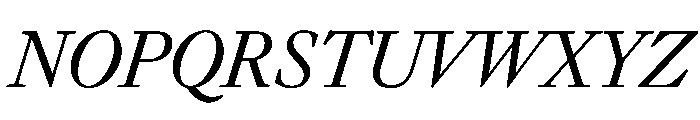 Frame Head Italic Font UPPERCASE