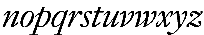 Frame Head Italic Font LOWERCASE