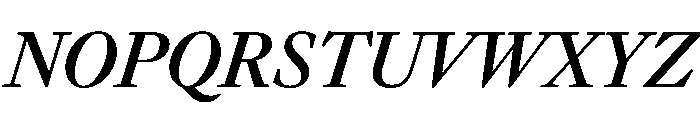 Frame Head Medium Italic Font UPPERCASE