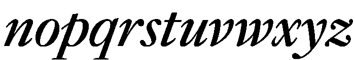 Frame Head Medium Italic Font LOWERCASE
