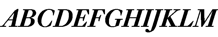 Frame Head Semibold Italic Font UPPERCASE