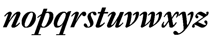 Frame Head Semibold Italic Font LOWERCASE