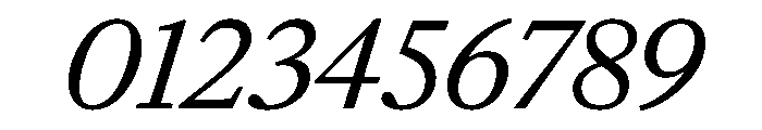 Frame Text Italic Font OTHER CHARS