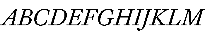 Frame Text Italic Font UPPERCASE