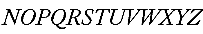 Frame Text Italic Font UPPERCASE