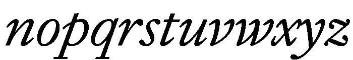 Frame Text Italic Font LOWERCASE
