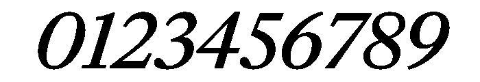 Frame Text Medium Italic Font OTHER CHARS