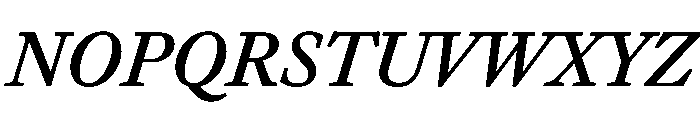Frame Text Medium Italic Font UPPERCASE