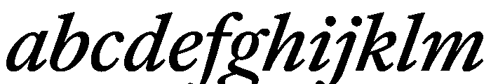 Frame Text Medium Italic FONT