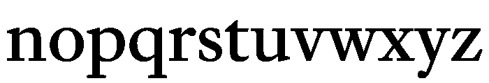 Frame Text Medium Font LOWERCASE