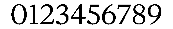 Frame Text Roman Font OTHER CHARS