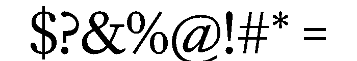 Frame Text Roman Font OTHER CHARS