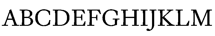 Frame Text Roman Font UPPERCASE