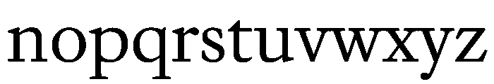 Frame Text Roman Font LOWERCASE