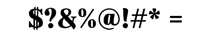 FrankReDLv2AAA Bold Font OTHER CHARS