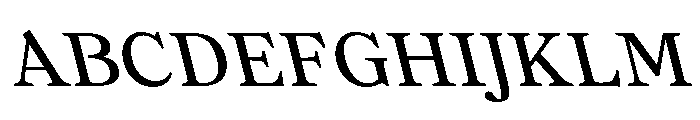 FrankReDLv2AAA RegularNatui Font UPPERCASE