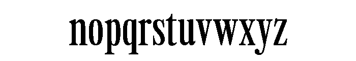 FrankReTzarDLv2AAA Regular Font LOWERCASE