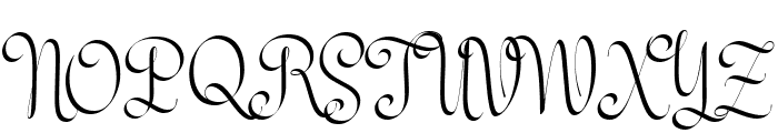 Frauen Script Regular Font UPPERCASE