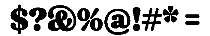 Fraunces Black Instance Font OTHER CHARS