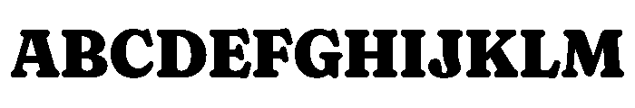 Fraunces Black Instance Font UPPERCASE