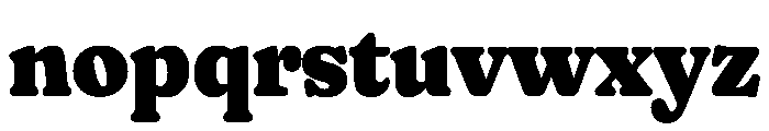 Fraunces Black Instance Font LOWERCASE