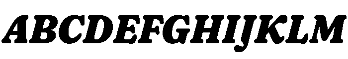 Fraunces BlackItalic Instance 3f28448a Font UPPERCASE