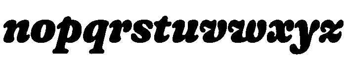 Fraunces BlackItalic Instance 3f28448a Font LOWERCASE
