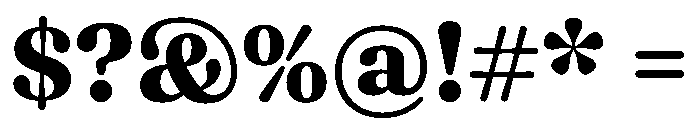 Fraunces Bold Instance 792adc00 Font OTHER CHARS