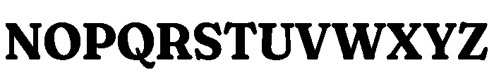 Fraunces Bold Instance Font UPPERCASE