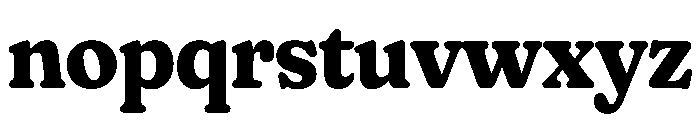 Fraunces Bold Instance Font LOWERCASE