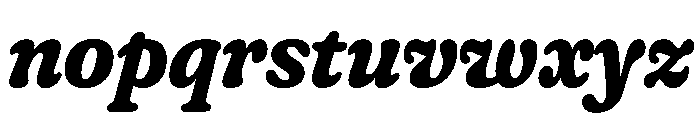Fraunces BoldItalic Instance 1b245ccd Font LOWERCASE