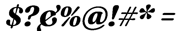 Fraunces BoldItalic Instance Font OTHER CHARS