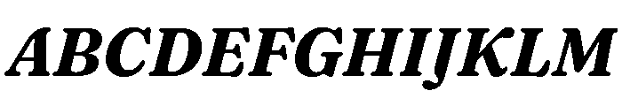 Fraunces BoldItalic Instance Font UPPERCASE