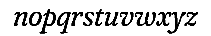Fraunces Italic Instance B9e32b2d Font LOWERCASE