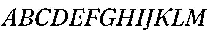 Fraunces Italic Instance Font UPPERCASE