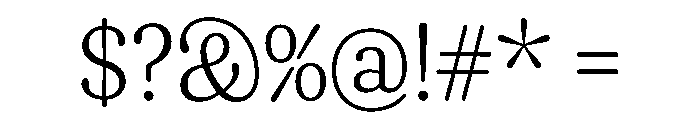 Fraunces Light Instance Font OTHER CHARS