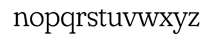 Fraunces Light Instance Font LOWERCASE
