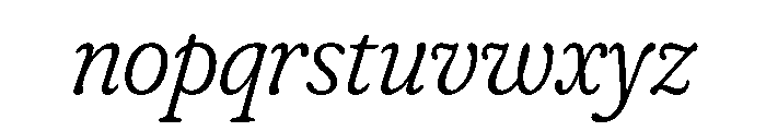Fraunces LightItalic Instance 3001bc4e Font LOWERCASE