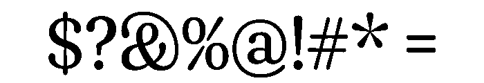 Fraunces Regular Instance Font OTHER CHARS